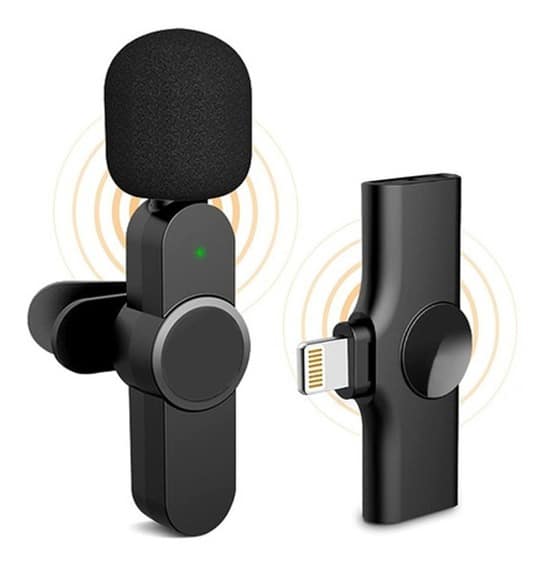 Micrófono LUO LU-B08 para iPhone (Lightning) – Inalámbrico, Profesional y con Can
