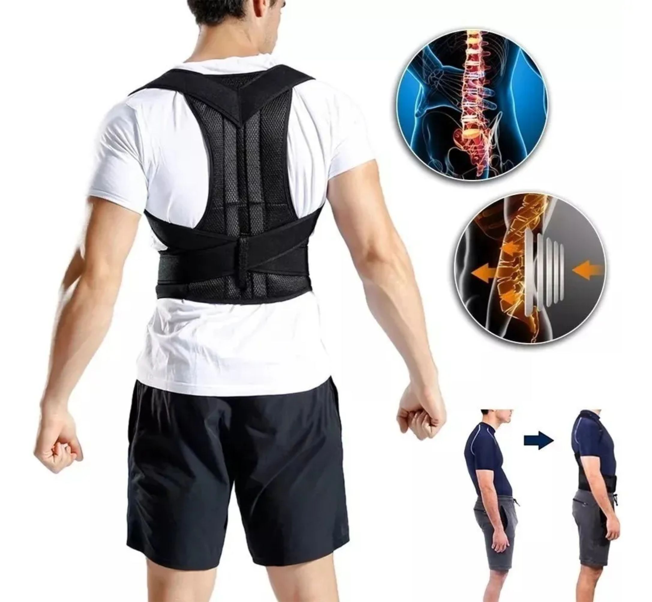 Faja Corrector de Postura -  Realinea tu Postura y Reduce el dolor lumbar